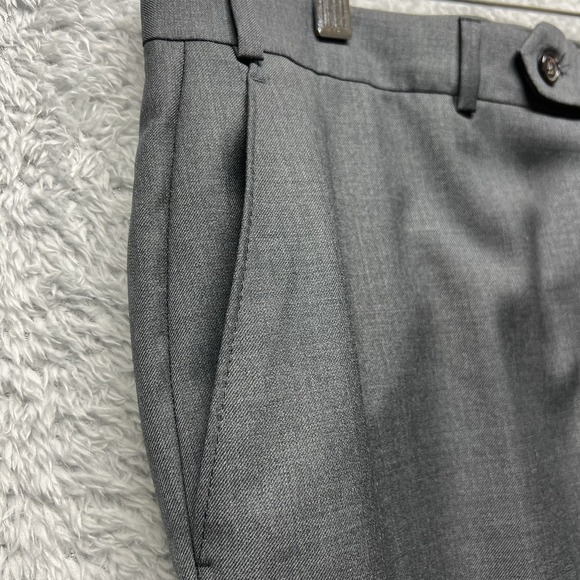 Lauren Ralph Lauren Pants Mens 38x34 Charcoal Gray Classic Fit UltraFlex - Picture 7 of 15